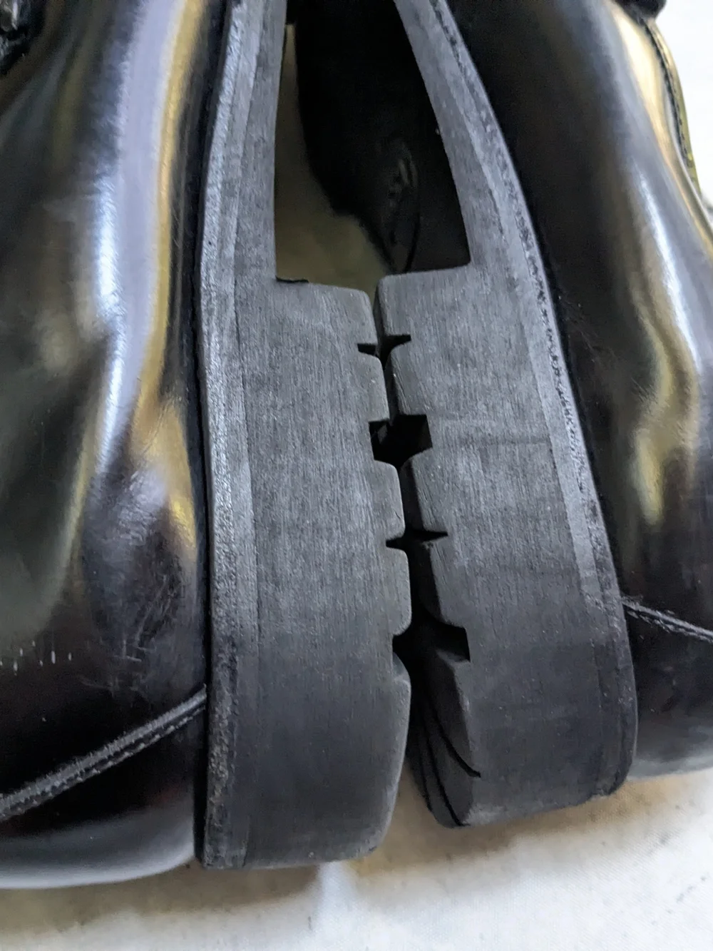 Gucci Men's Black Leather Horsebit Loafers US 10.5 Rubber
